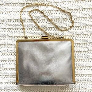 Vintage Purse Silver with chain strap